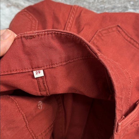 Levi's Burnt Orange Chinos Pants Sz 29 - Picture 4 of 6
